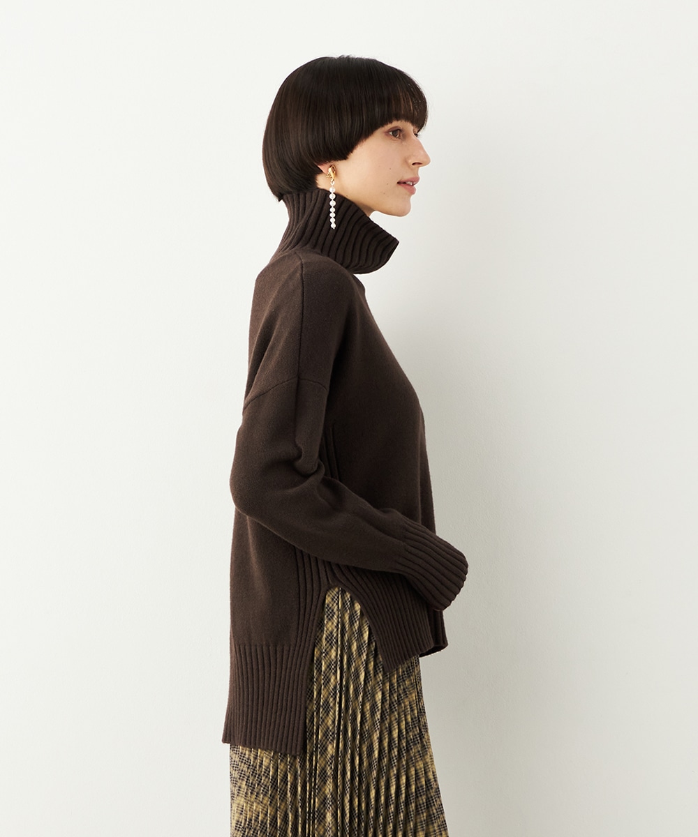 タートルニットチュニック