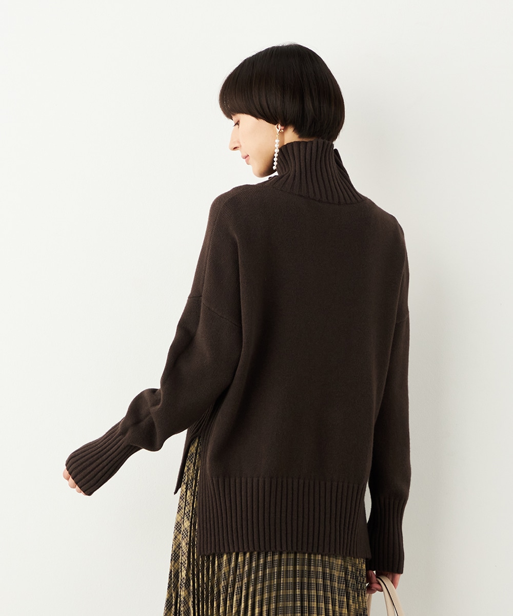 タートルニットチュニック