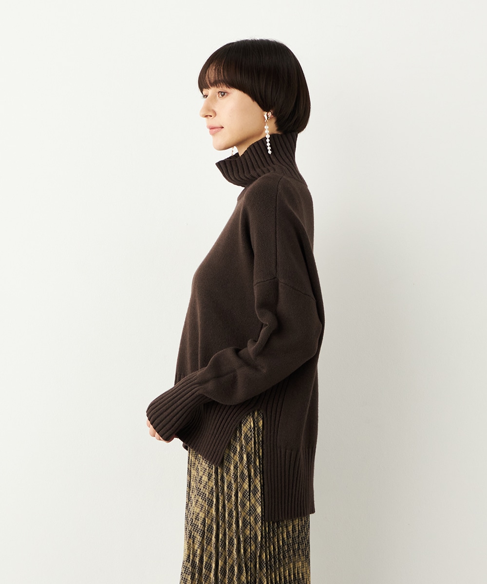 タートルニットチュニック
