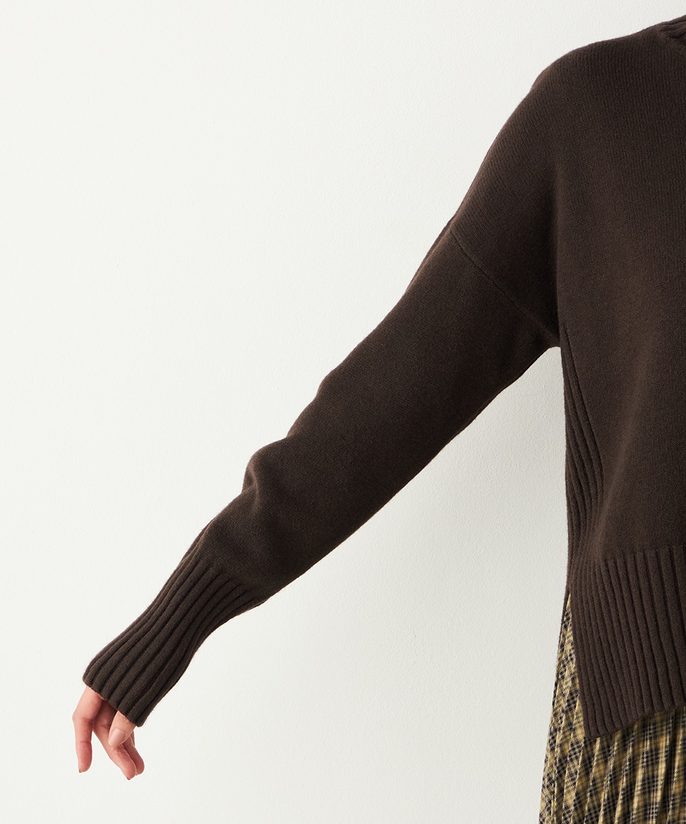 タートルニットチュニック