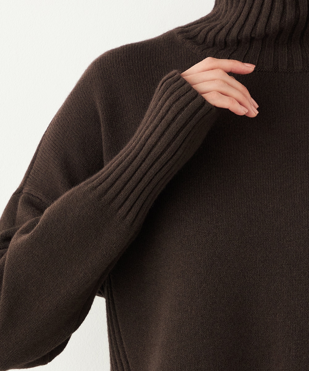 タートルニットチュニック