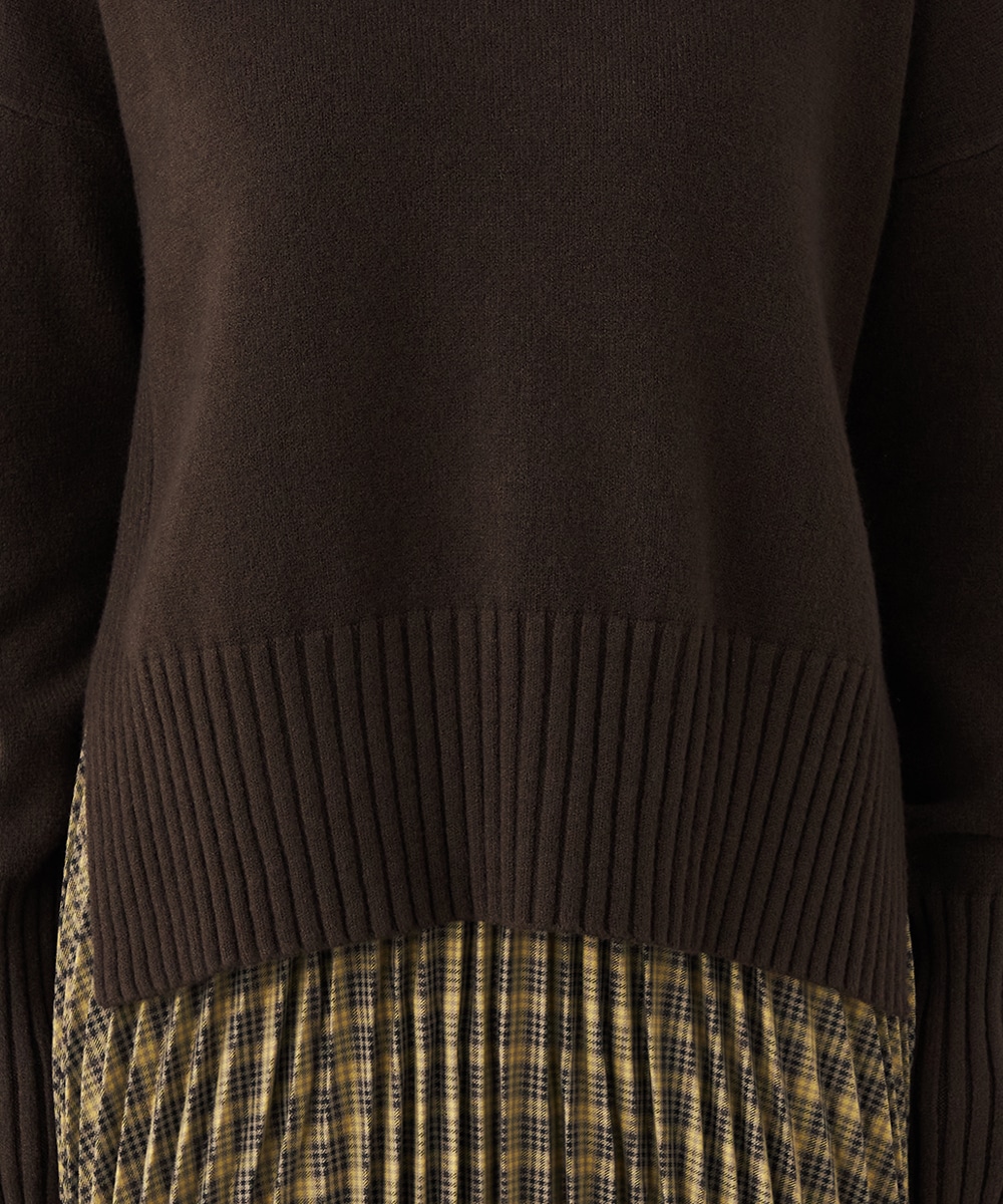 タートルニットチュニック