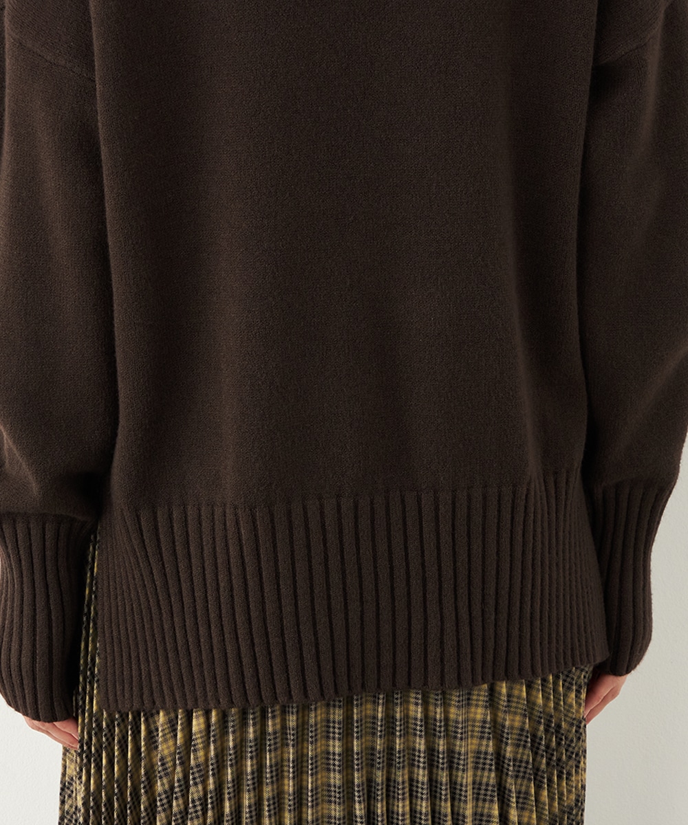 タートルニットチュニック