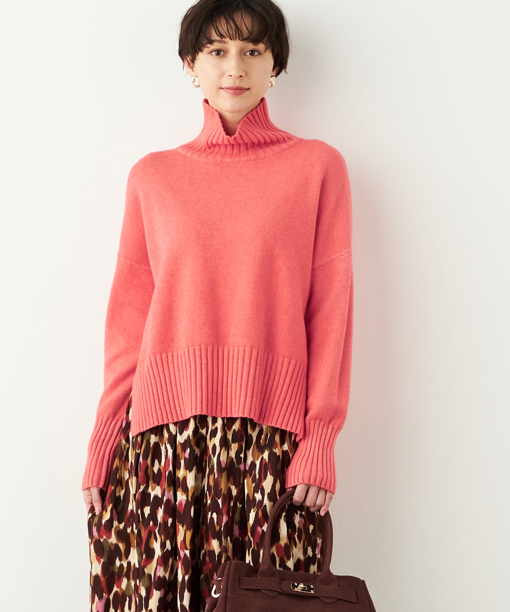 タートルニットチュニック