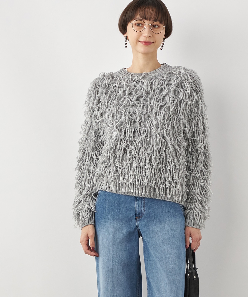 フリンジニット