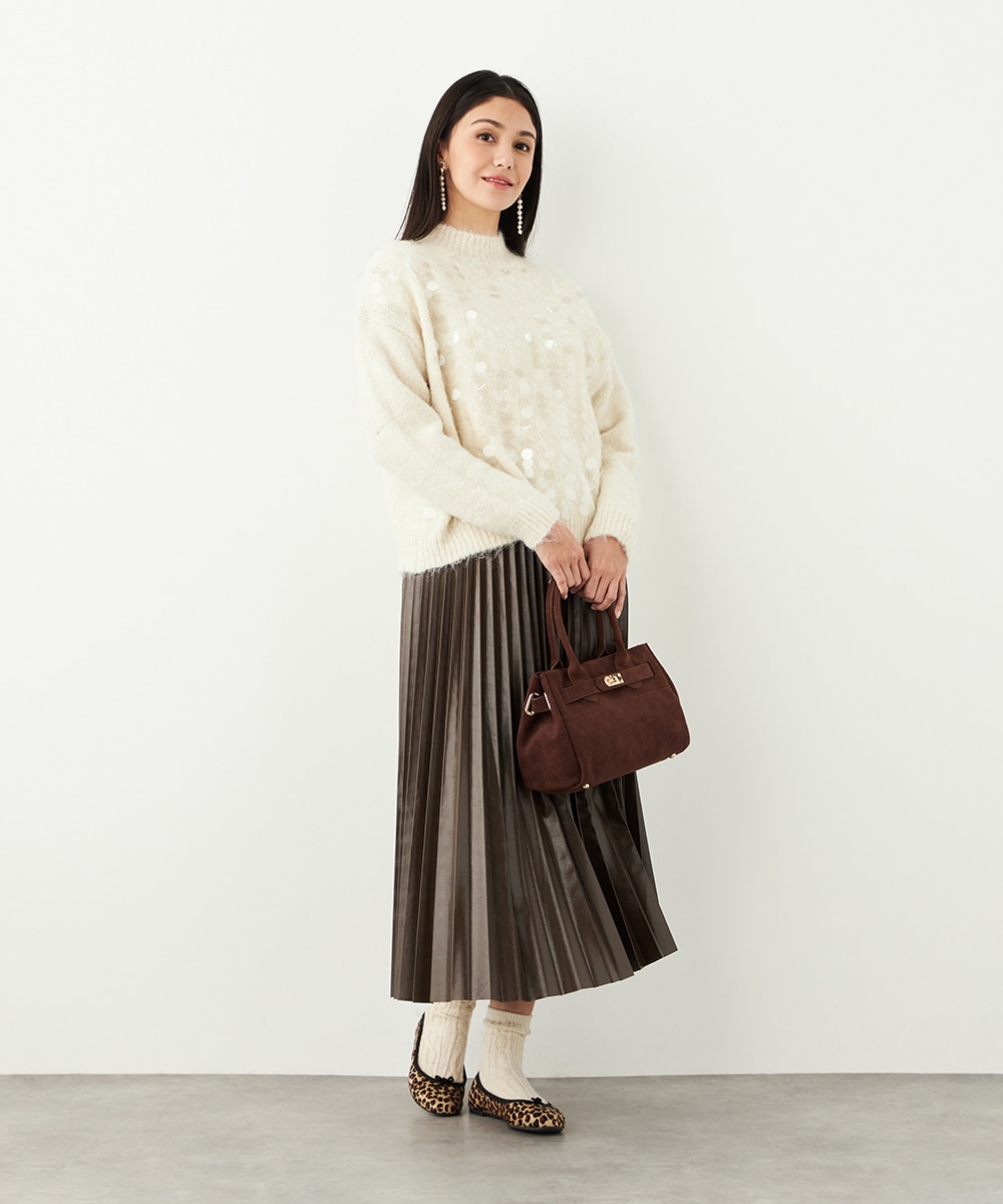 スパンコールニット