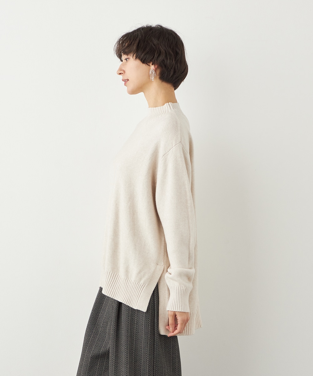 ハイネックニットチュニック