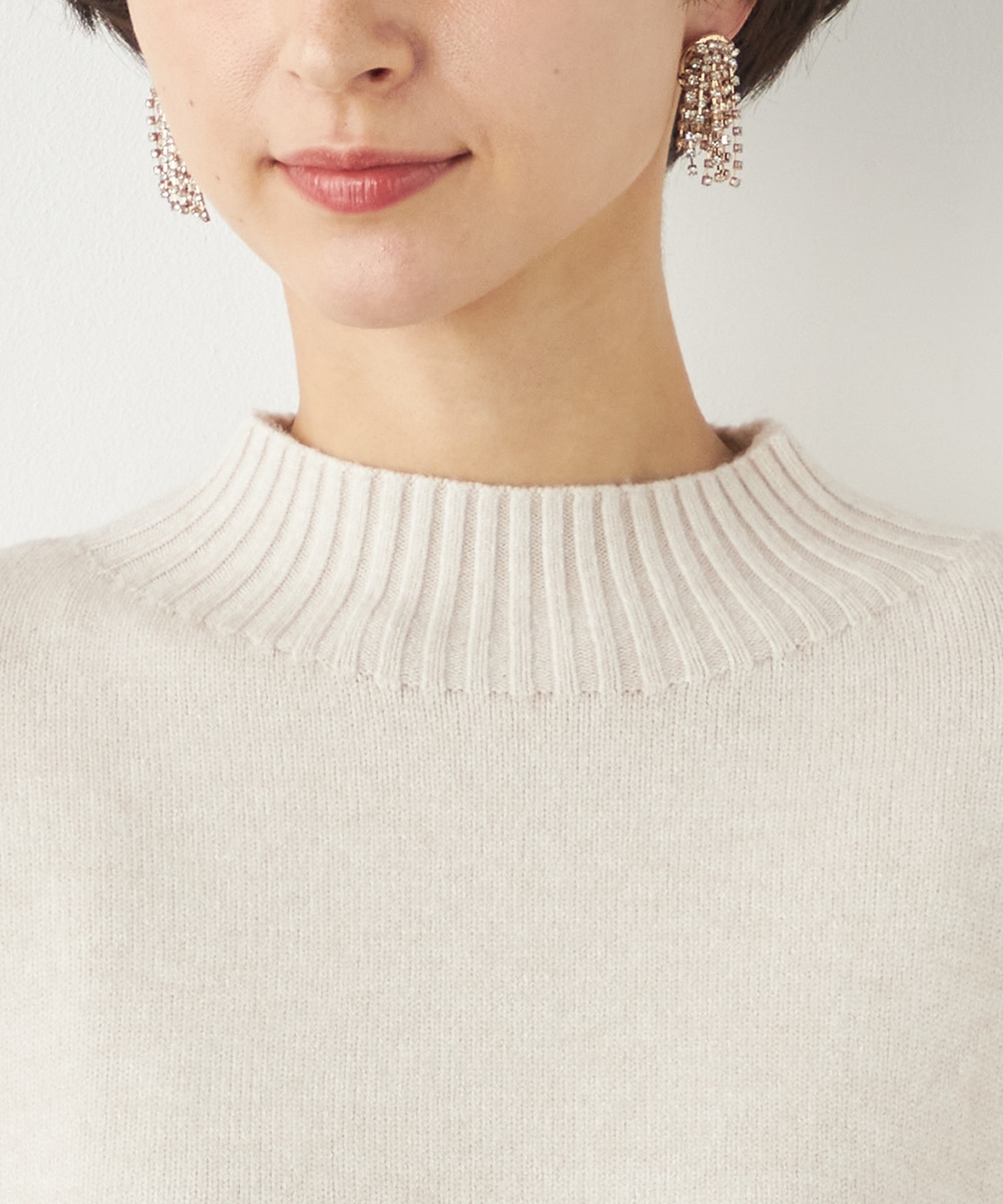 ハイネックニットチュニック