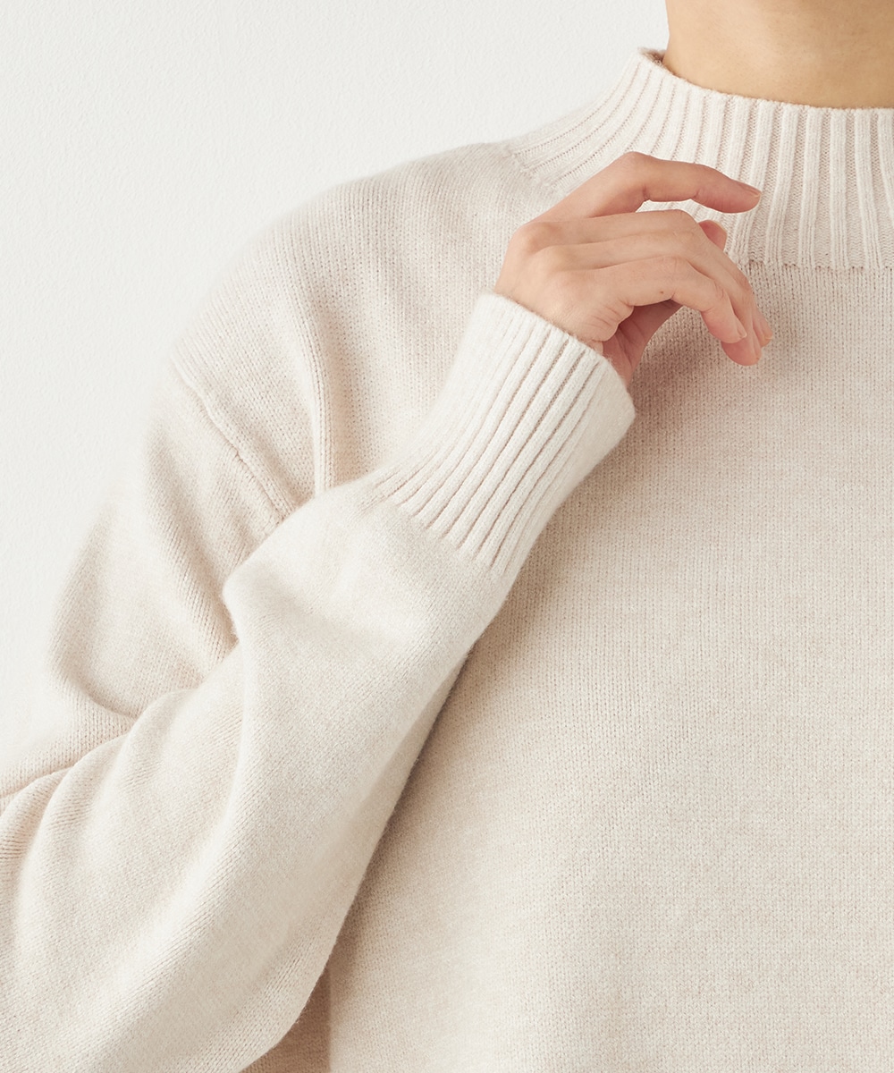 ハイネックニットチュニック