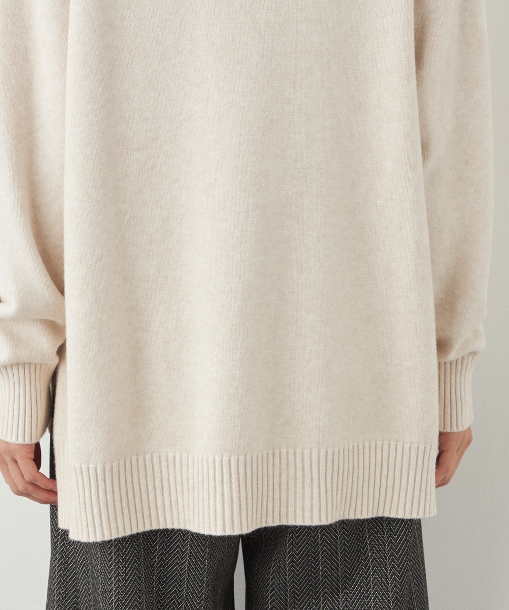 ハイネックニットチュニック