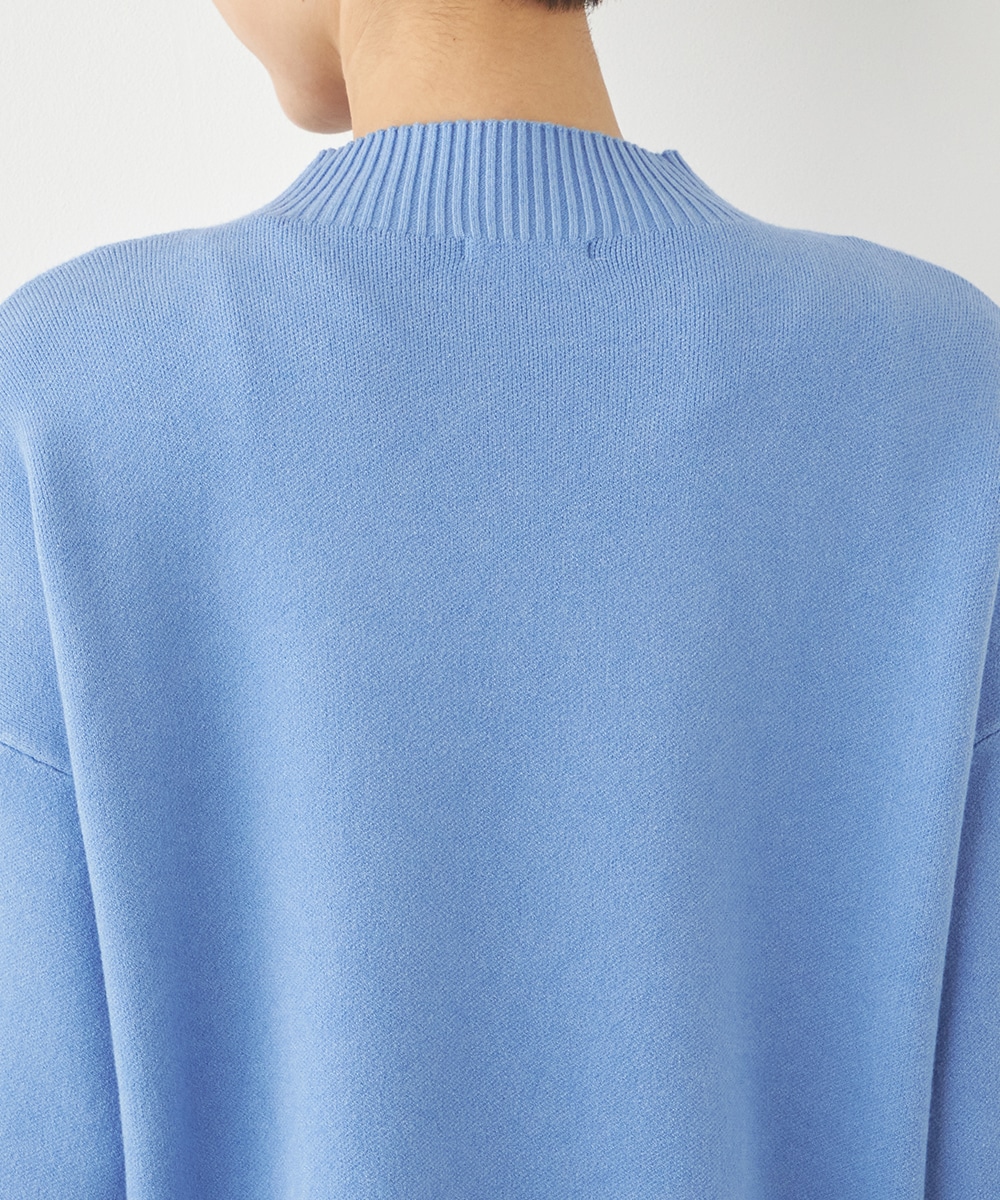 デザインハイネックニット