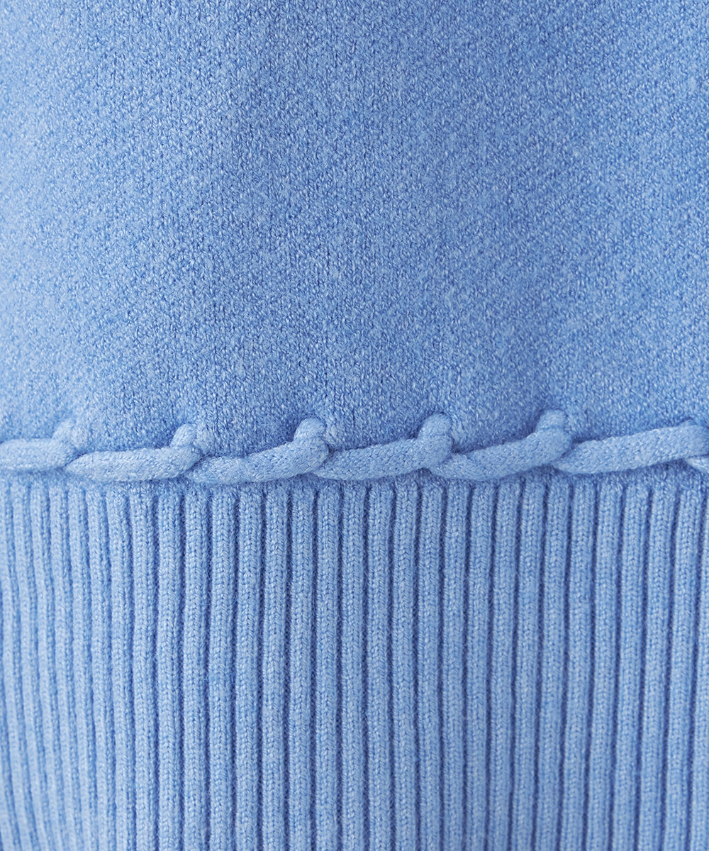 デザインハイネックニット