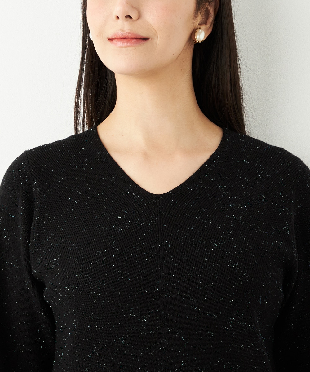 アンジェリーナVネックニット