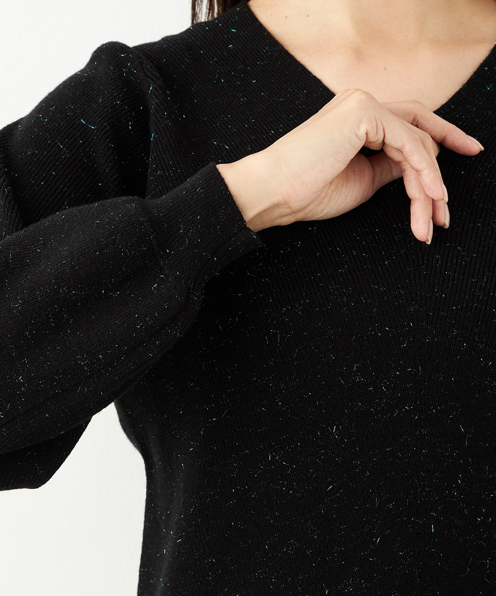 アンジェリーナVネックニット