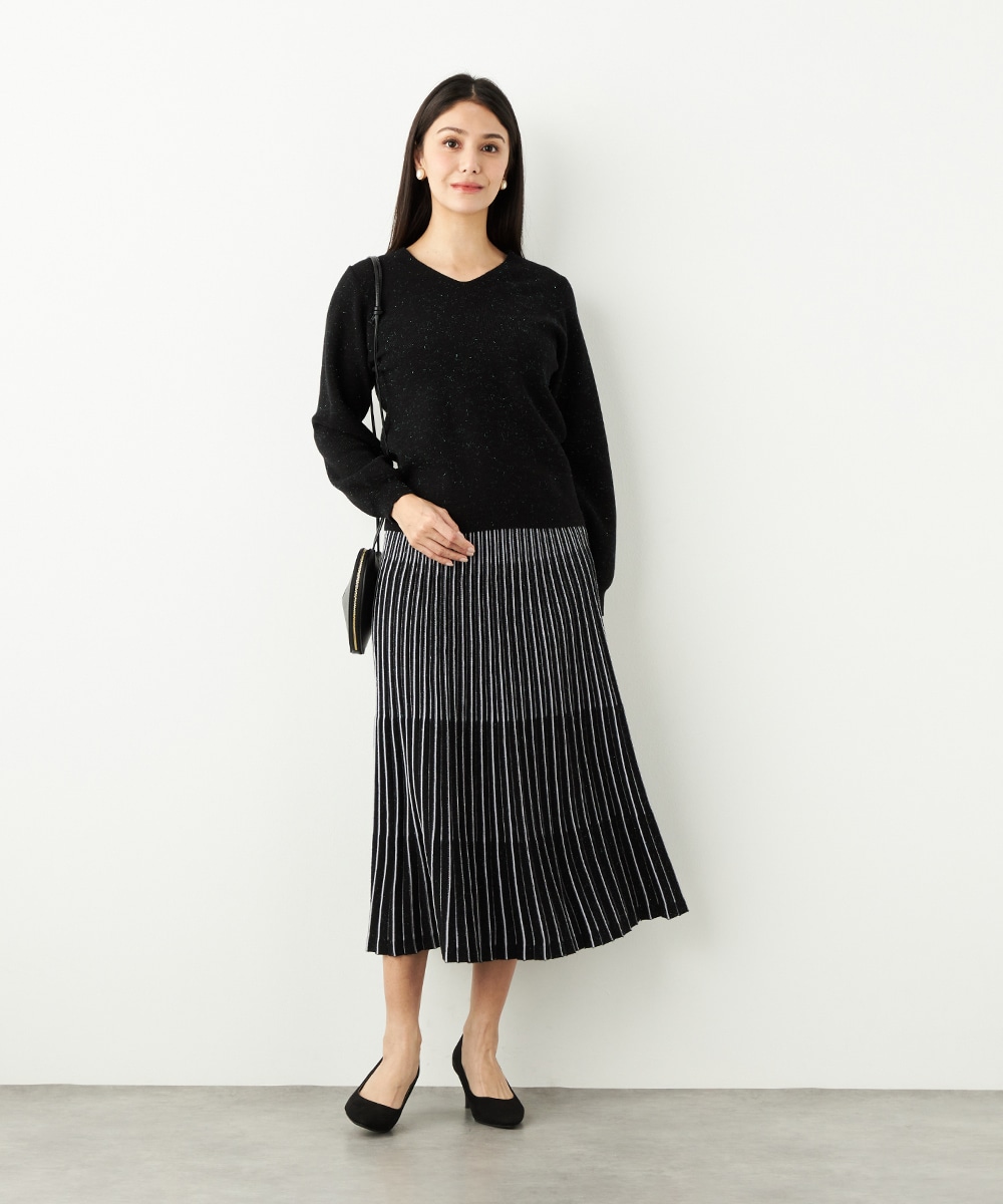 アンジェリーナVネックニット