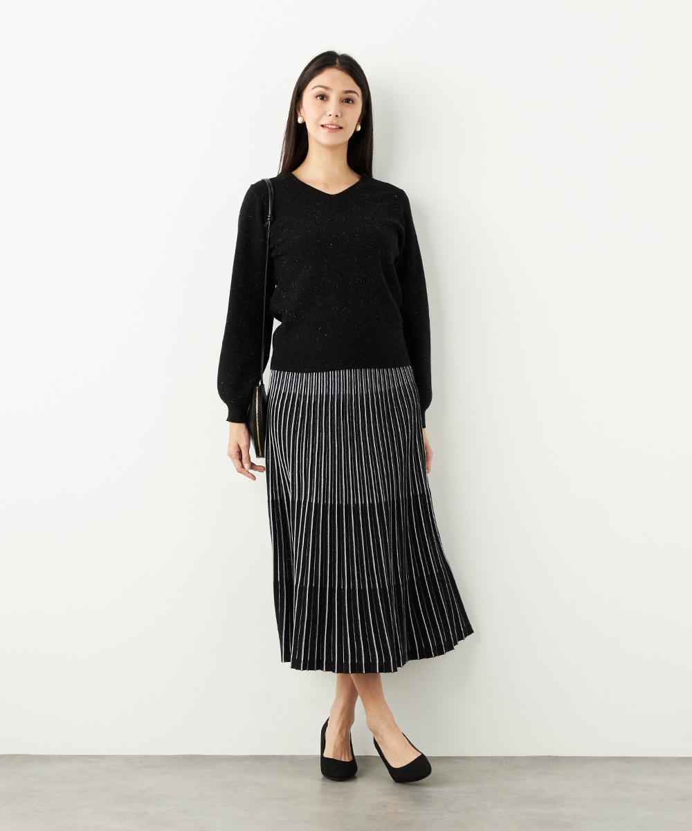 アンジェリーナVネックニット