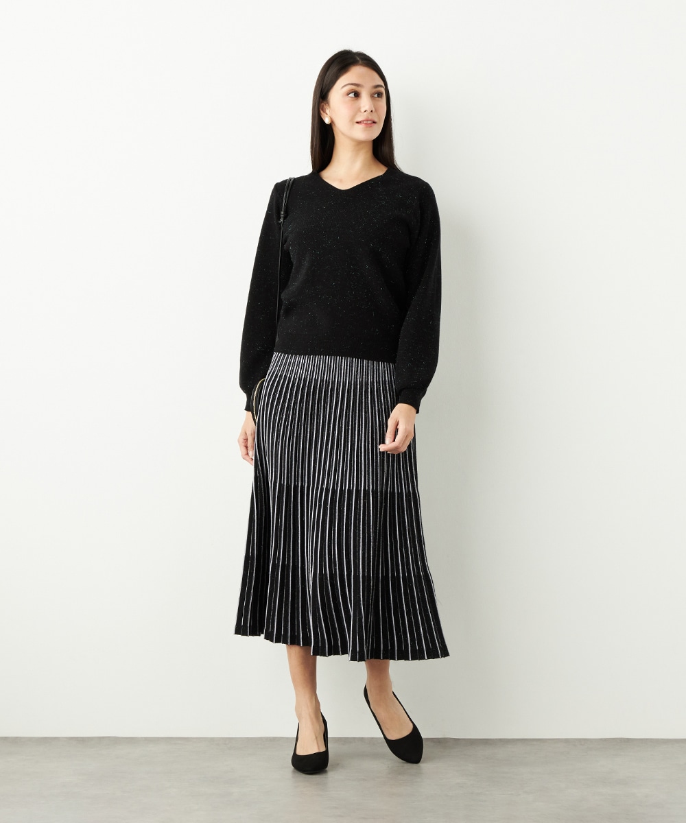 アンジェリーナVネックニット