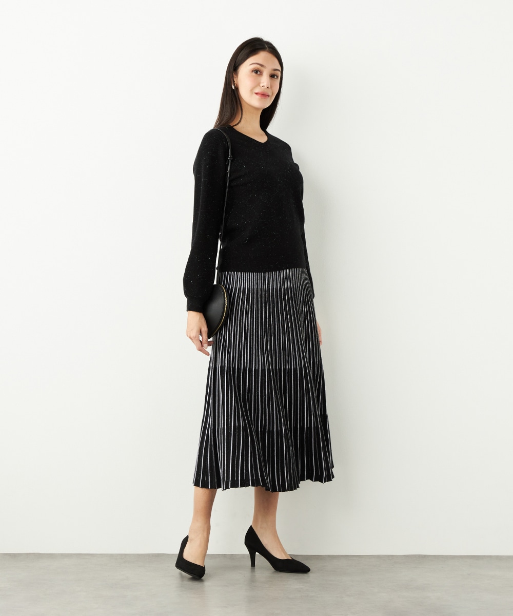 アンジェリーナVネックニット