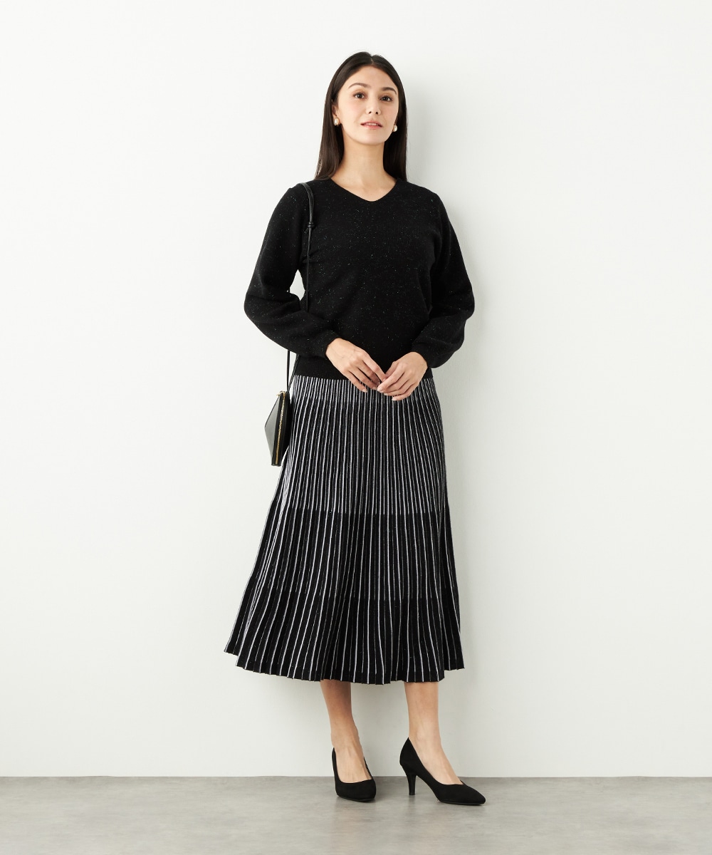 アンジェリーナVネックニット