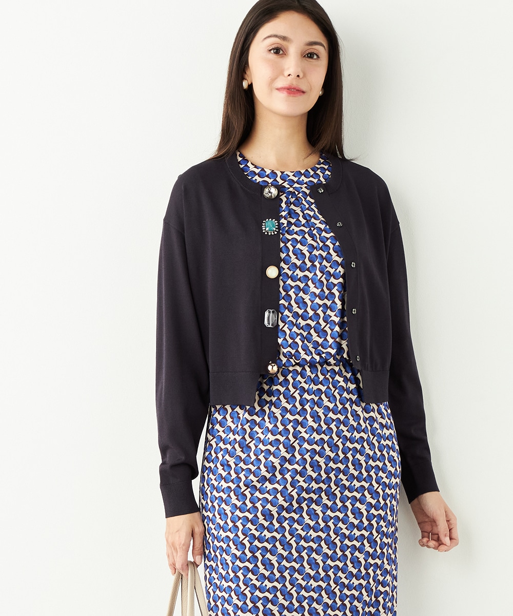  armoire capriceのビジューカーディガン