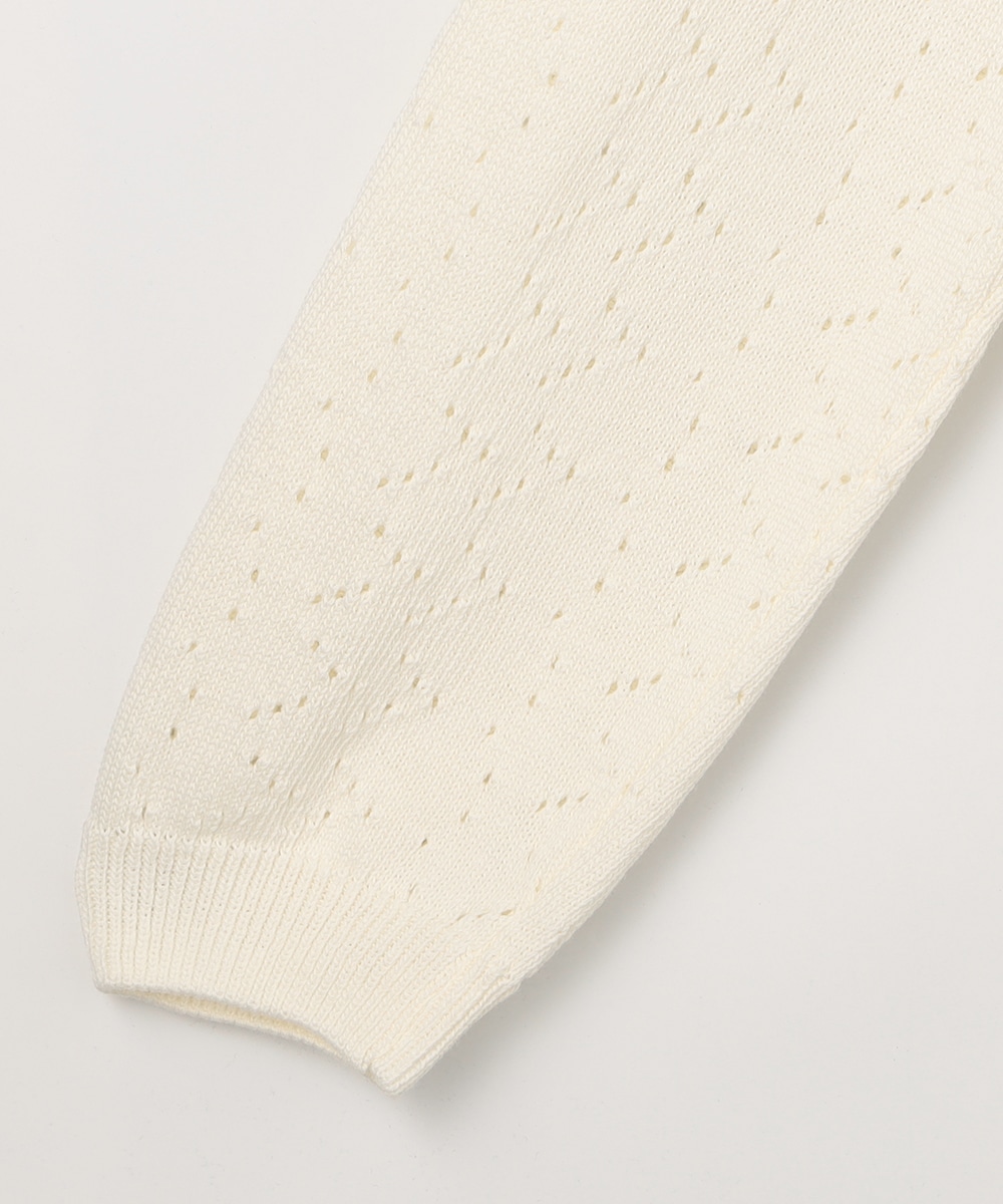 変わり編みコンパクトカーディガン