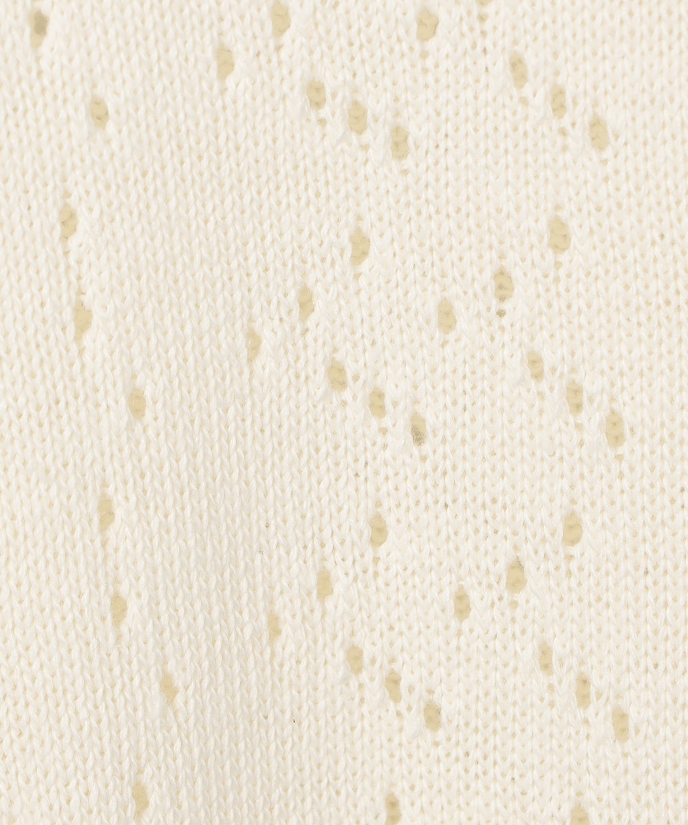 変わり編みコンパクトカーディガン