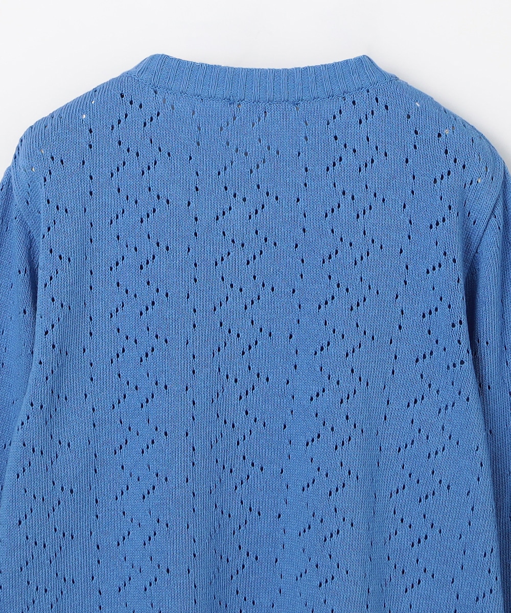 変わり編みコンパクトカーディガン