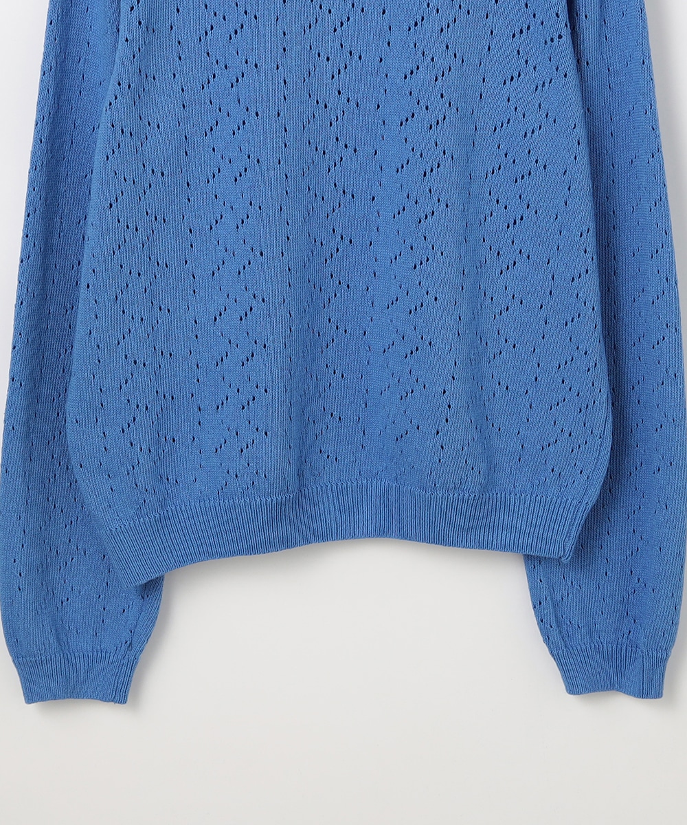 変わり編みコンパクトカーディガン