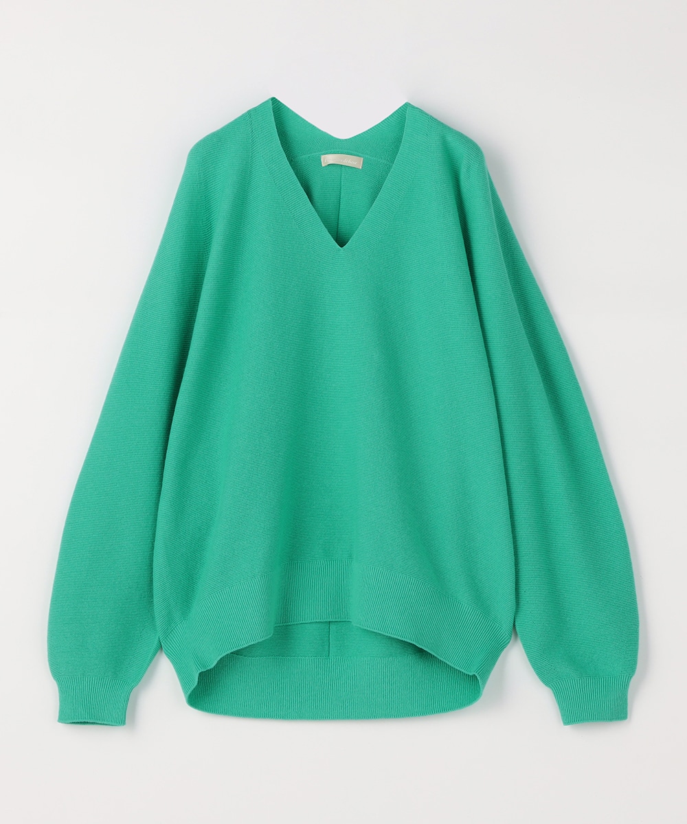 ホールガーメントVネックニット