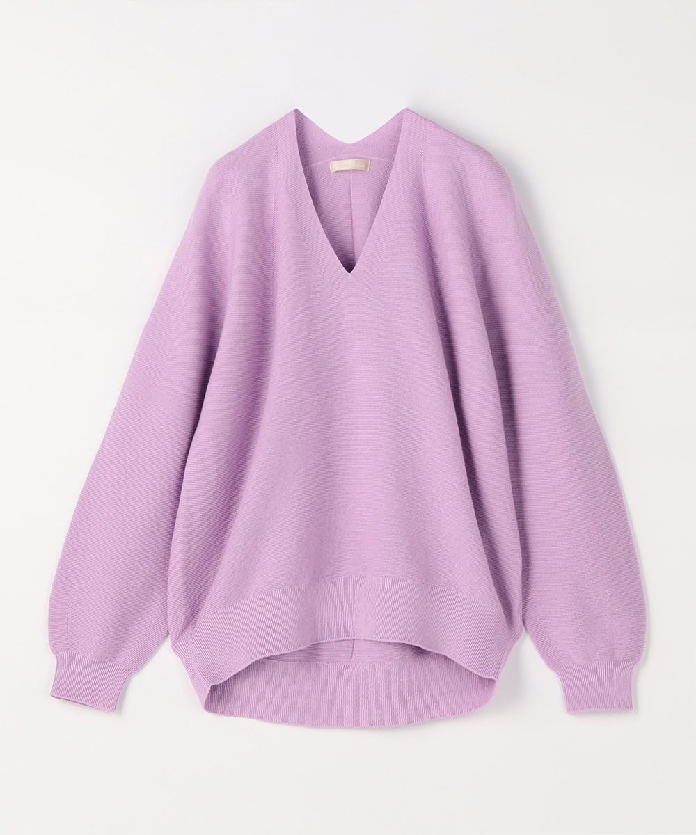 ホールガーメントVネックニット