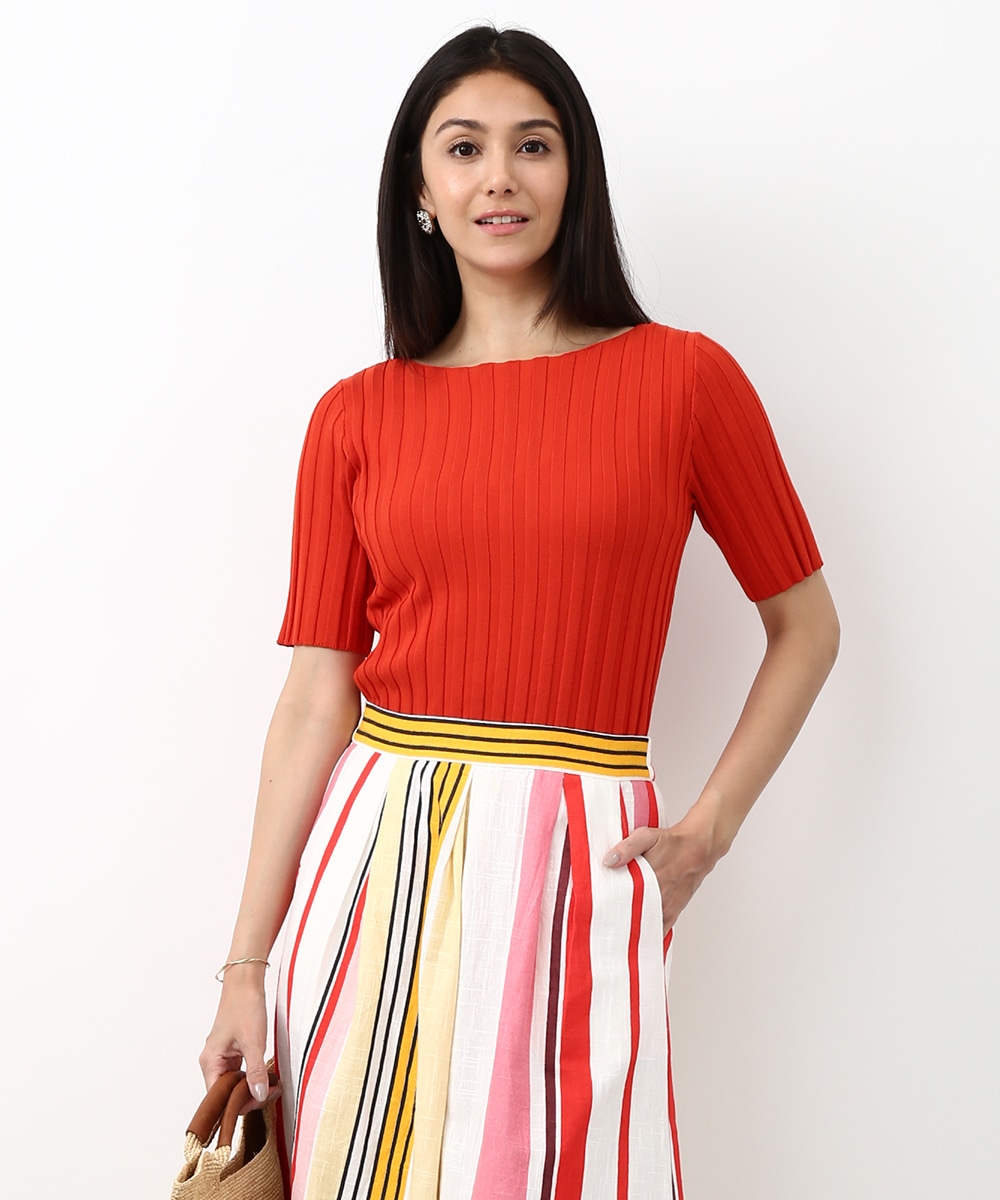 ワイドリブプルオーバー