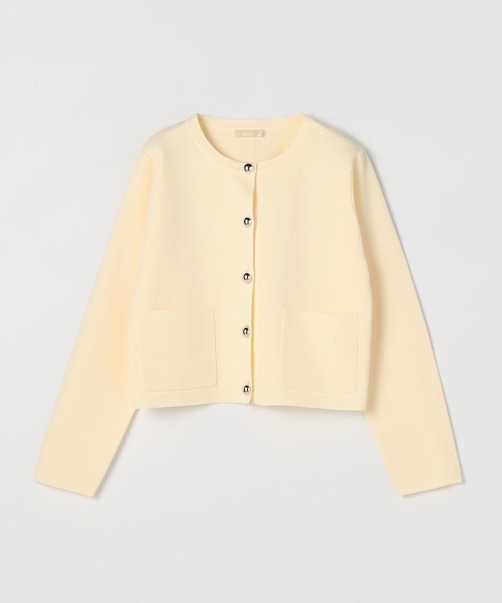 ニットショートジャケット