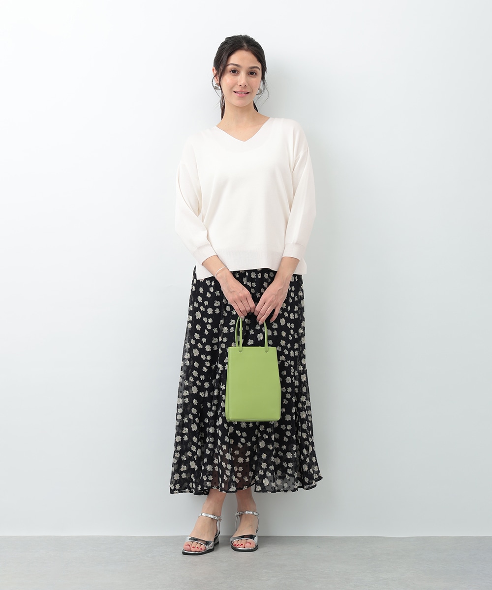 テンセルVネックプルオーバー