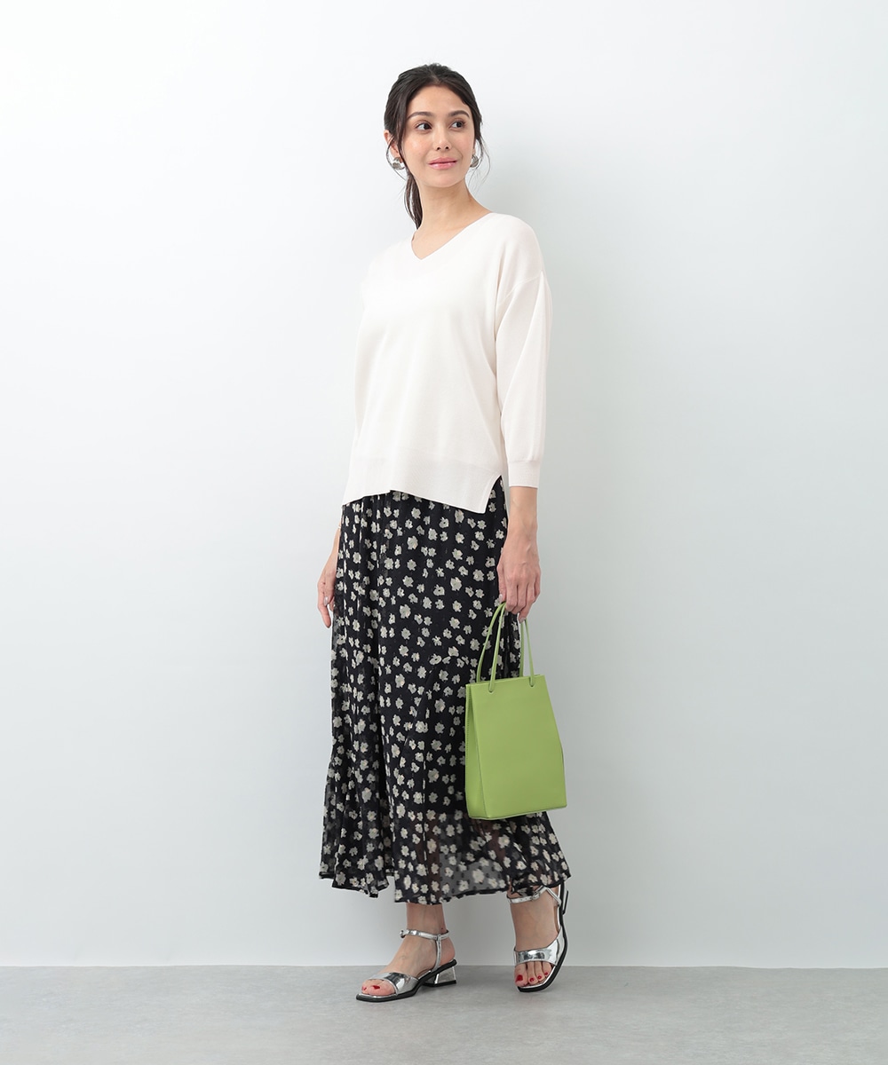 テンセルVネックプルオーバー