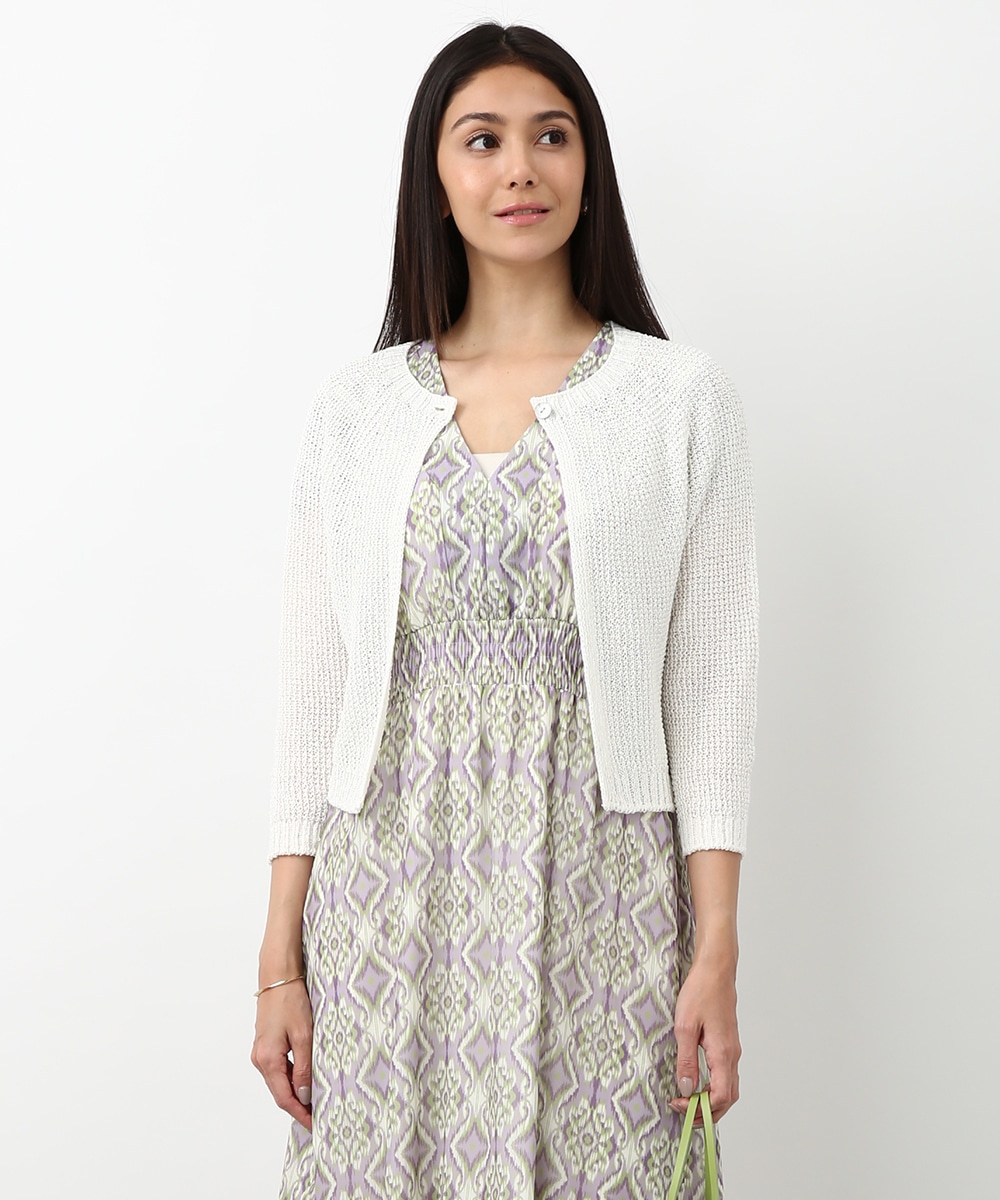  armoire capriceのツムギホールガーメントボレロ