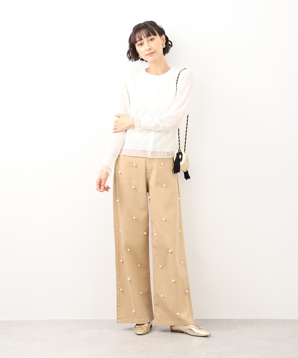 フリルシアーカーディガン