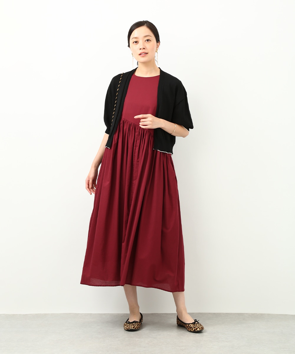 カシリーコットンホールガーメントカーディガン
