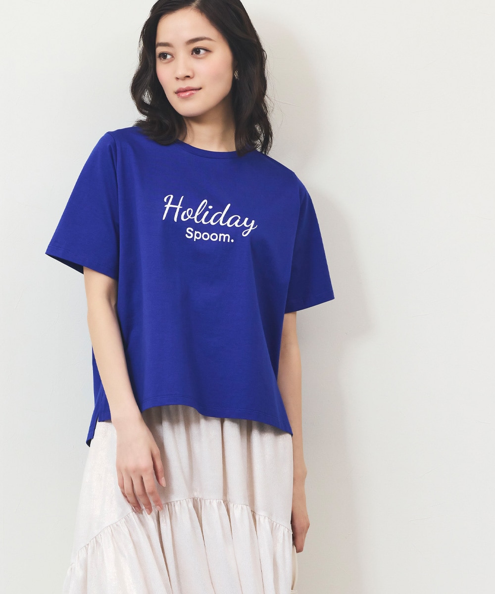  armoire capriceのHoliday Spoom.ロゴTシャツ