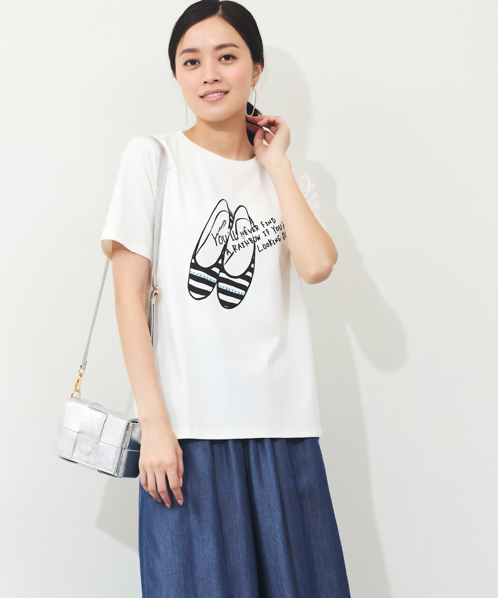  armoire capriceのバレエシューズTシャツ