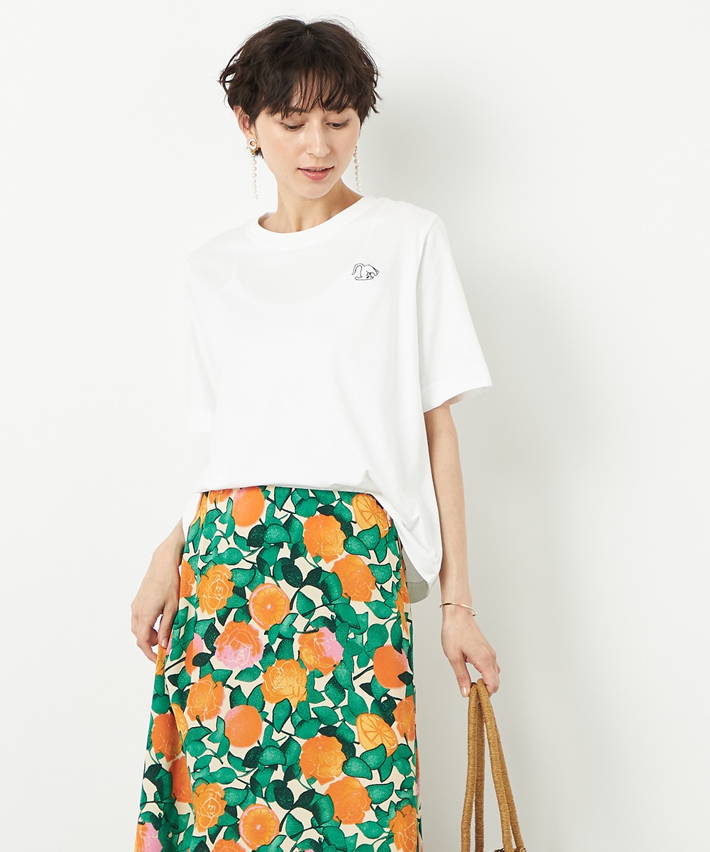  armoire capriceのヨガキャットTシャツ