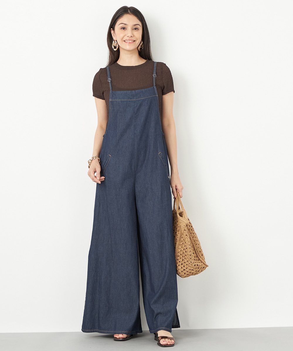  armoire capriceのシャーリングTシャツ
