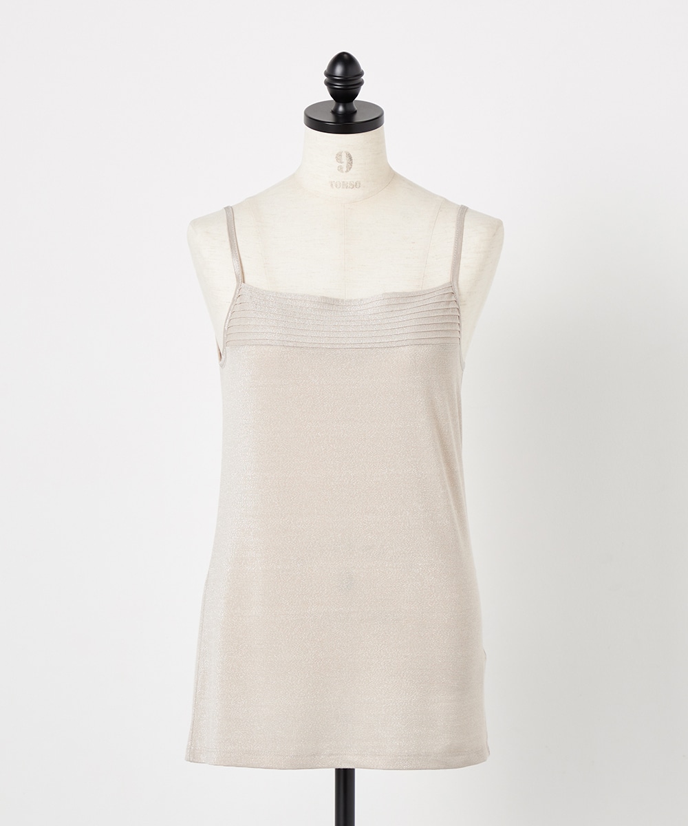  armoire capriceのラメタックキャミソール