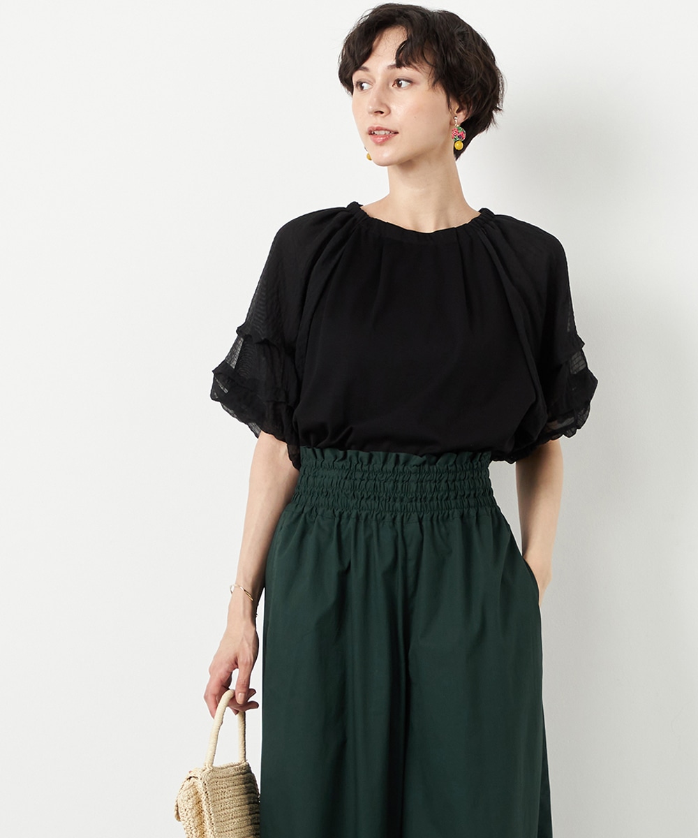  armoire capriceのホイップスリーブプルオーバー