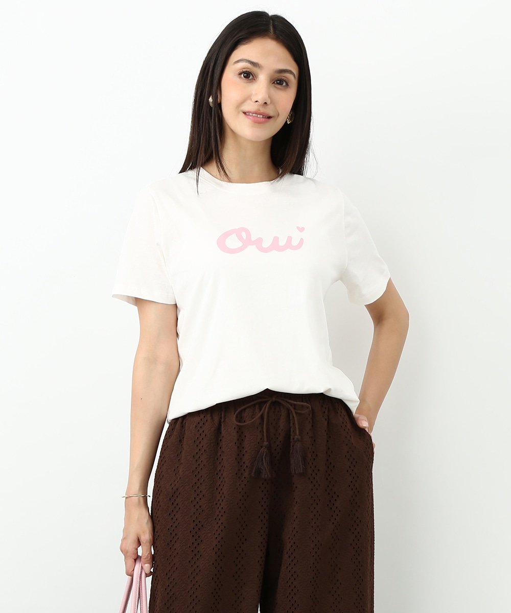 Oui ロゴTシャツ