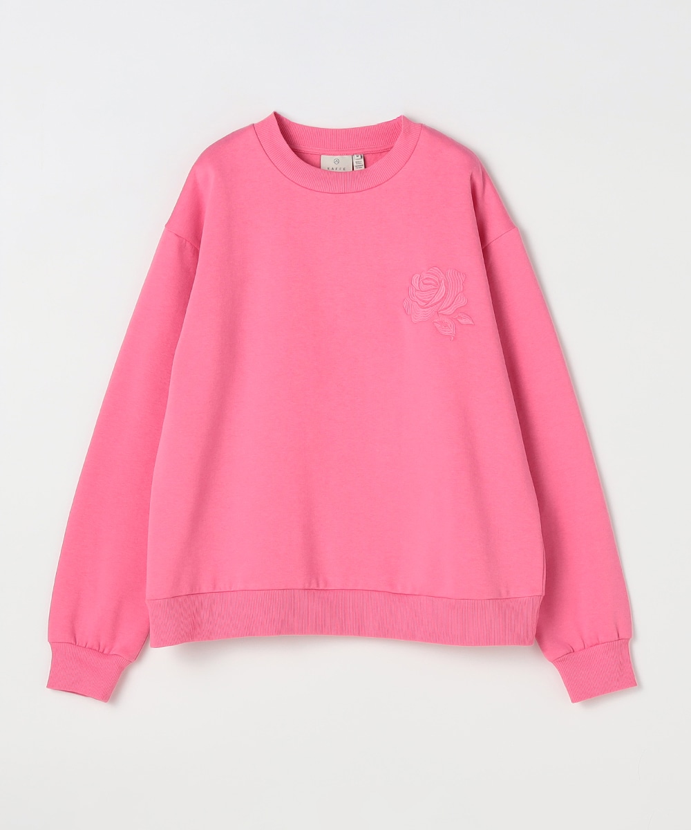 ローズ刺繍スウェット