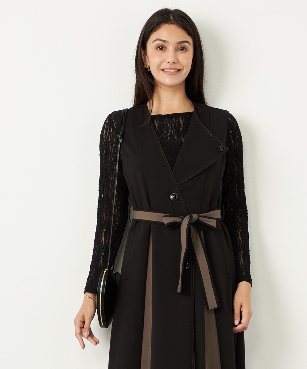  armoire capriceのストレッチレースプルオーバー