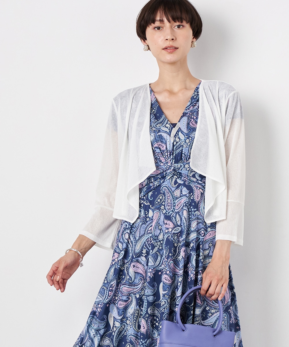  armoire capriceのエアリートッパーカーディガン