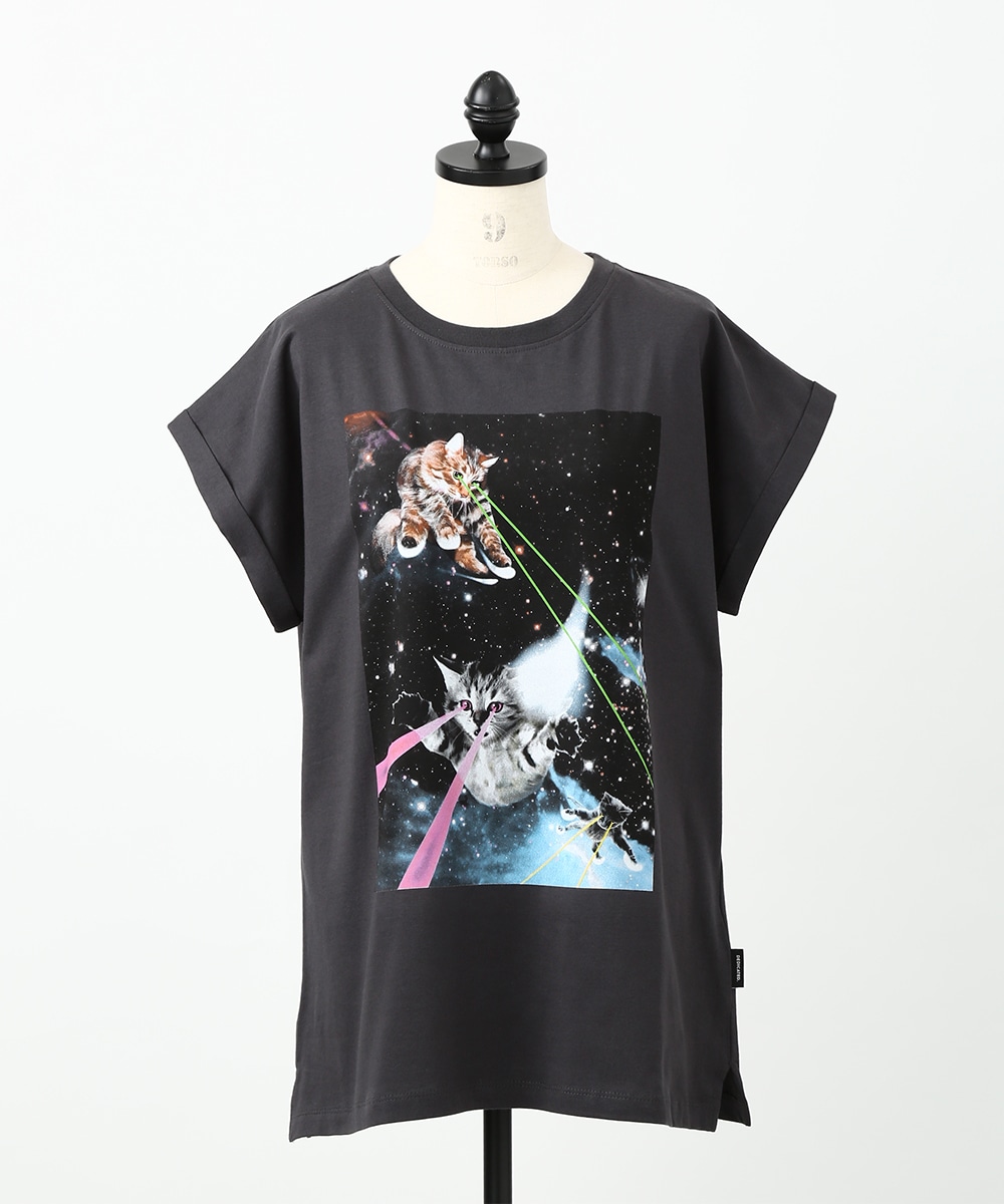 レーザーキャットTシャツ