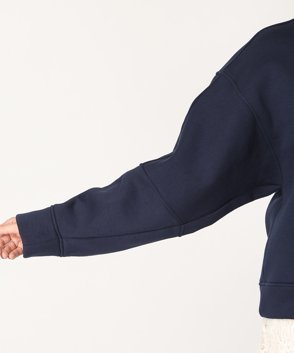 パール×スカーフ付きスウェット