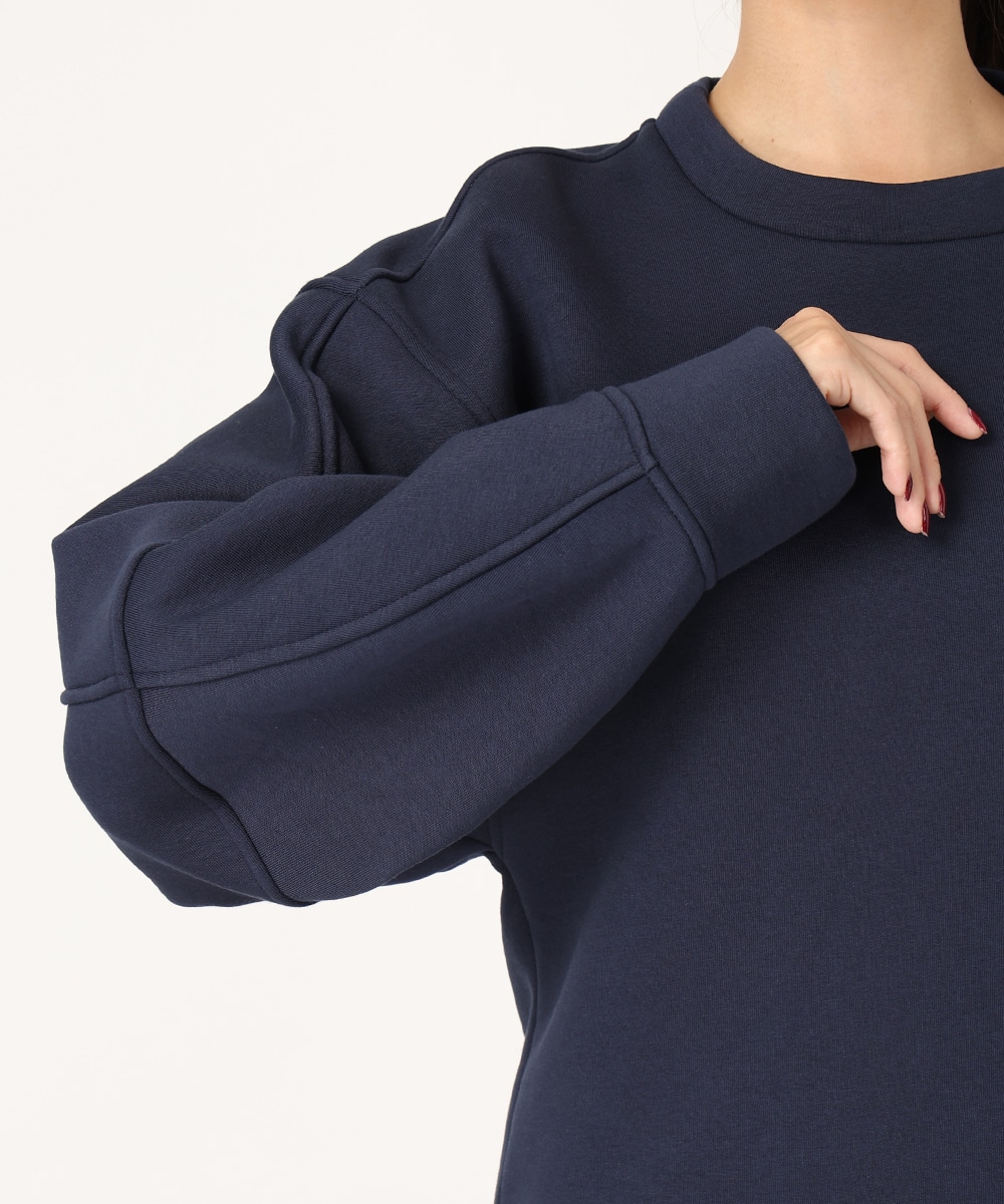 パール×スカーフ付きスウェット